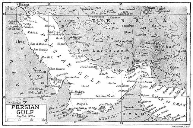 این نقشه کشور عزیزمان ایران، و خلیج ابدی فارس است که در سال ۱۹۰۶ از سوی سازمان های بین المللی شناخته شده است. به کوری چشم تازیان و تازی صفتان، نام زیبای خلیج فارس، برای همیشه بر این آب های پهناور باقی خواهد ماند.