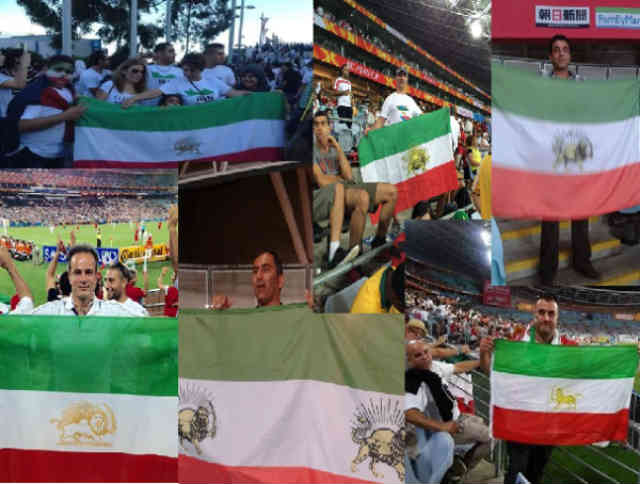 پرچم شیر و خورشید، درفش تاریخی و حقیقی ملت ایران است و خاری است در چشمان داعشیان حاکم بر ایران! درود بر ایرانیانی که این درفش را با افتخار برافراشتند!