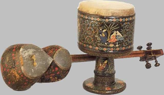 یکی از ادوات موسیقی در ایران باستان